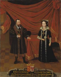Hertog Erik I van Brunswijk-Calenberg en zijn tweede vrouw Elisabeth, prinses van Brandenburg, ca. 1530